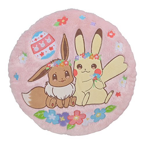 �|�P�����Z���^�[�I���W�i�� �N�b�V���� Pikachu&Eievui's Easter