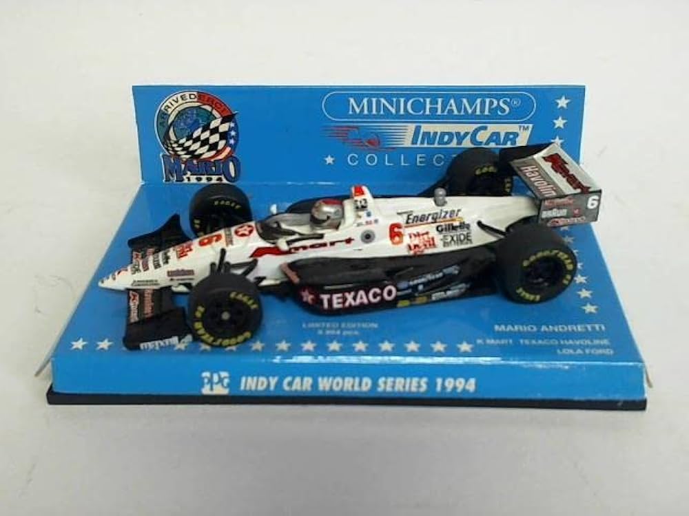 ミニチャンプス　1/43 Lola-Ford Havoline #5 IndyCar Collection Minichamps - Mario Andretti K Mart Texaco