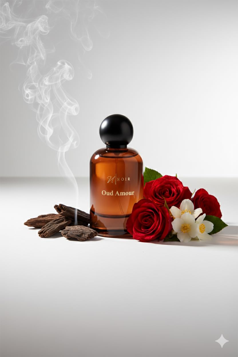 NOIR Oud Amour Eau de Parfum for Women – Luxurious Floral Oud with Jasmine, Rose & Sandalwood | Long Lasting - 100ml / 3.4 Fl Oz - Image 6