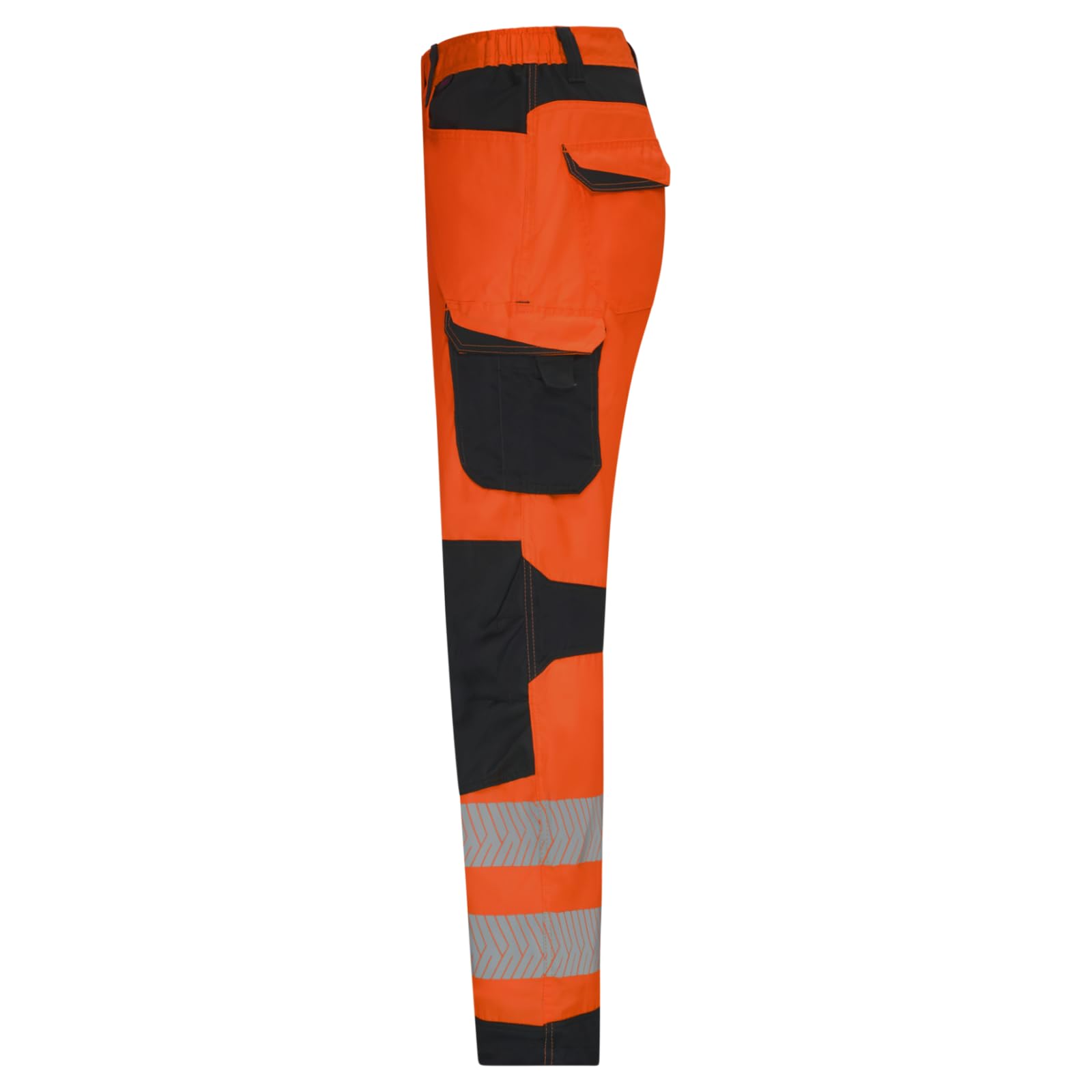 WÜRTH MODYF Warnschutz Bundhose Fluo EN 20471 - professionelle Arbeitshose für Herren - Warnschutzhose mit Knieschutztaschen - in den Größen 24-118 in Gelb und weiteren Farben