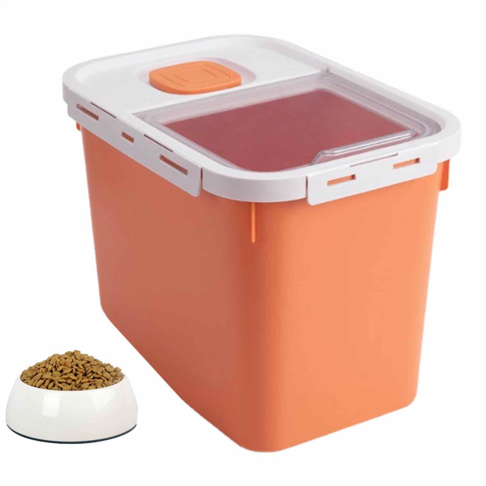 Contenedor de almacenamiento de comida para gatos perros y mascotas hermético