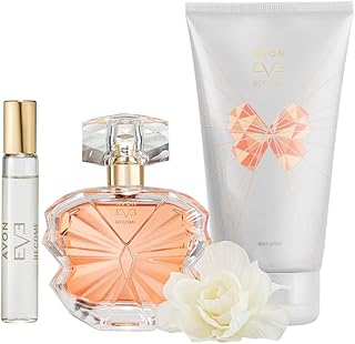 Avon Eve BECOME set of 50ml Eau de Parfum + 10ml EDP Purse Spray + 150ml Body Lotion (NOT gift boxed)