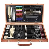 FLOWood 58 Piece Sketching Pencils Art Supplies with Drawing Tools for Beginners and...