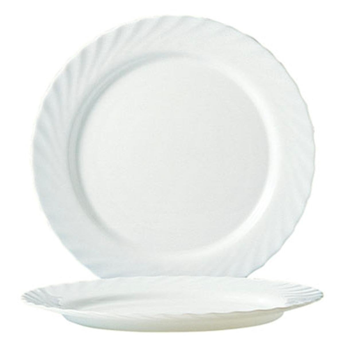 Arcoroc Trianon Uni Plate 24,5cm, 6 Plates