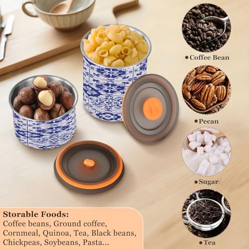 Envase Hermético de Acero Inoxidable para Café 900 ml miniatura 5