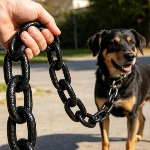 Câble d'attache de chien extérieur en acier robuste pour jardin