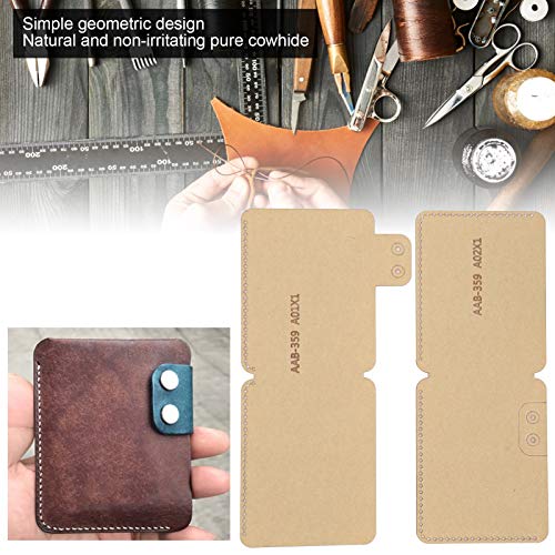 Modelo de carteira de couro, modelo de bolsa de cartão Modelo durável de acrílico feito à mão Modelo