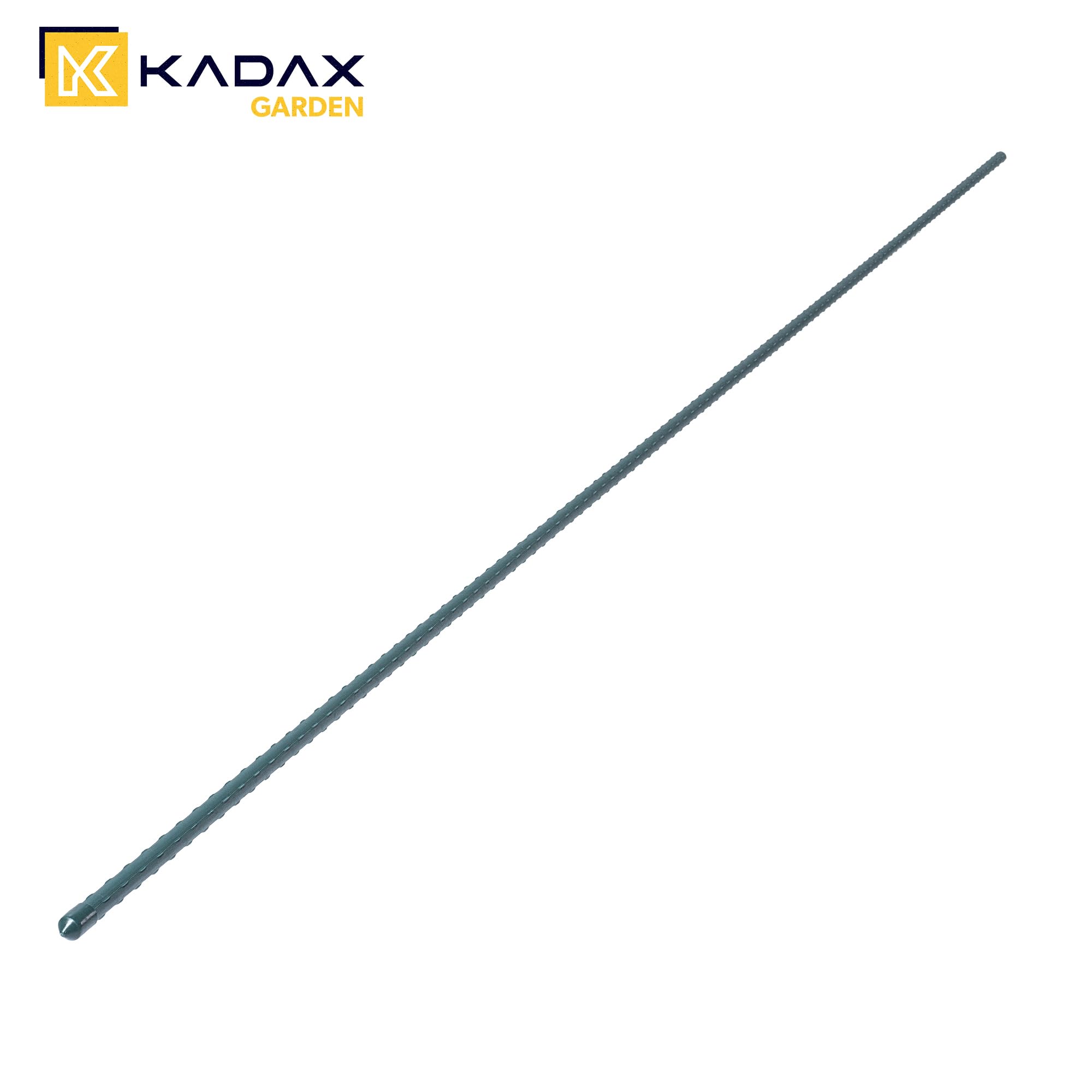 KADAX Tutores de Acero Plastificado para Soporte de Plantas Trepadoras, Estacas para Tomateras, Accesorios de Jardín y Huerto (15, 180 cm x 11 mm)