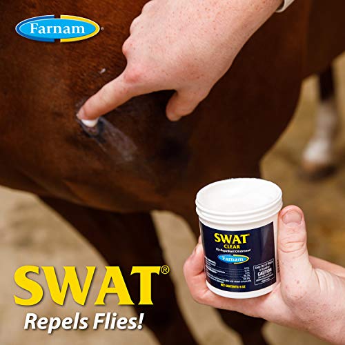 Farnam SWAT CLEAR Horse Fly Control for Horses, Ponies and Dogs, 7 ounce jar - Image 4