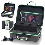 HEATFUN Xbox Series X/S Travel Case – Hard Protective Carry Bag with Shoulder & Handle Straps, Fits Console, Controllers, Cables, Games – Shockproof, Water-Resistant Portable Storage for Gamers