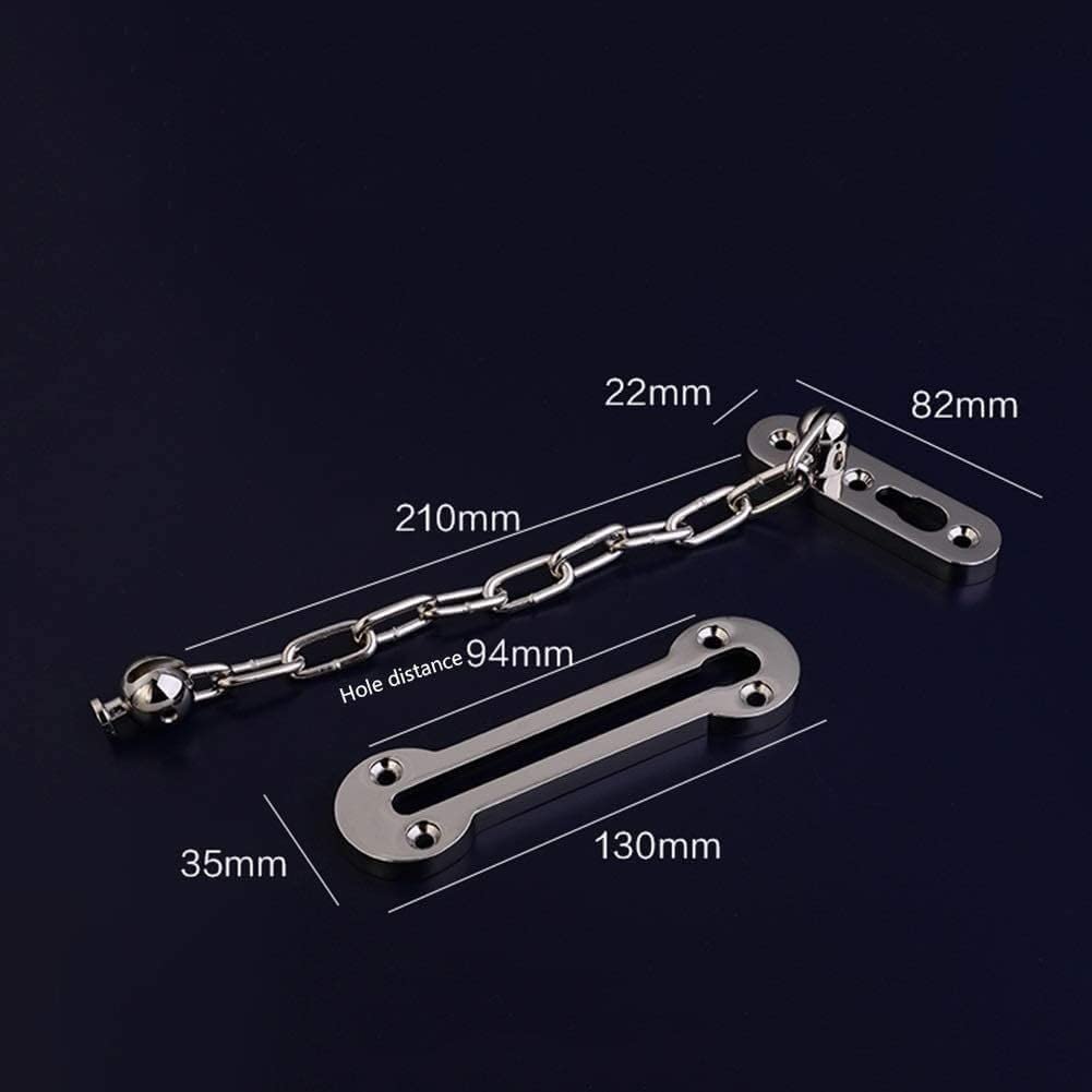 Lucchetto a catena for porta antifurto di sicurezza standard Protezione a catena for porta di sicurezza in fusione di lega di zinco, serratura a scrocco for carichi pesanti for la sicurezza