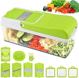 Vegetable Chopper Slicer, Onion Chopper MOICO Food Dicer Veggie Slicer Cutter Cheese Grater