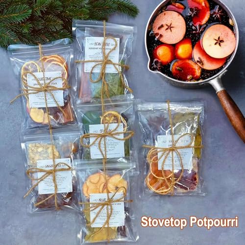 Potpourri Simmering, Set of 6 Stovetop Potpourri: Quiet Time, Spa Day, Ginger Spice, Fruit Soup, Bean There, Sweater Weather, Simmer Pot Ingredients for Home Fragrance, Housewarming, Hostess Gift - Thumbnail 3