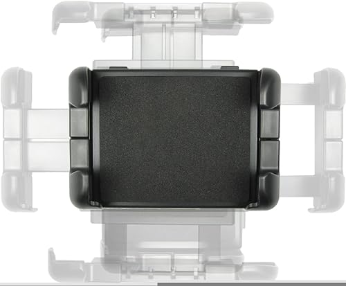 Miniatura 5 de LycoGear Soporte de tableta ELD mejorado para riel de asiento de piso para automóvil, camión, flota limusina, soporte ajustable de cuello de cisne