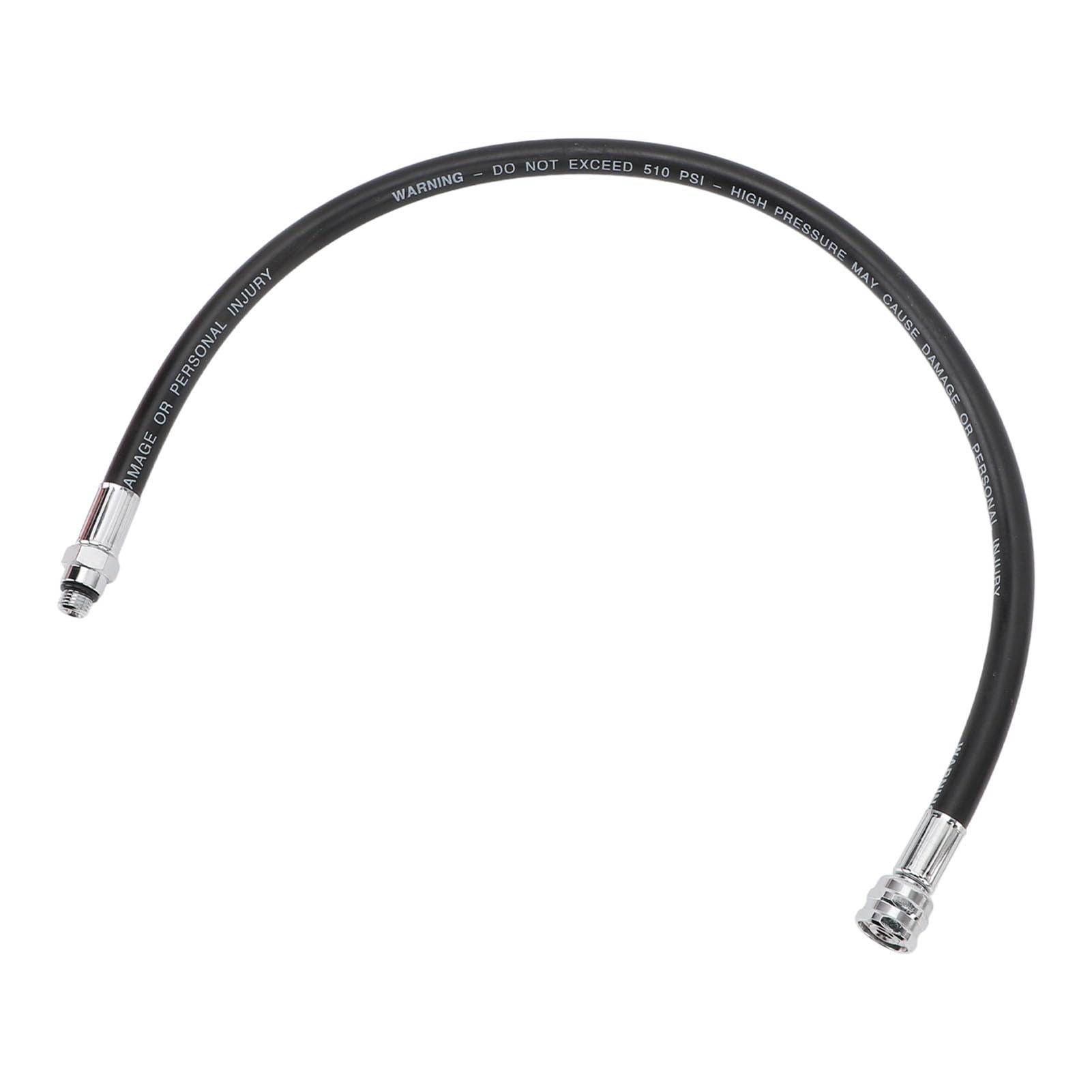 Diving Low Pressure Hose, Rubber and Brass Constructed 57cm BCD LP Hose for First Stage Regulators