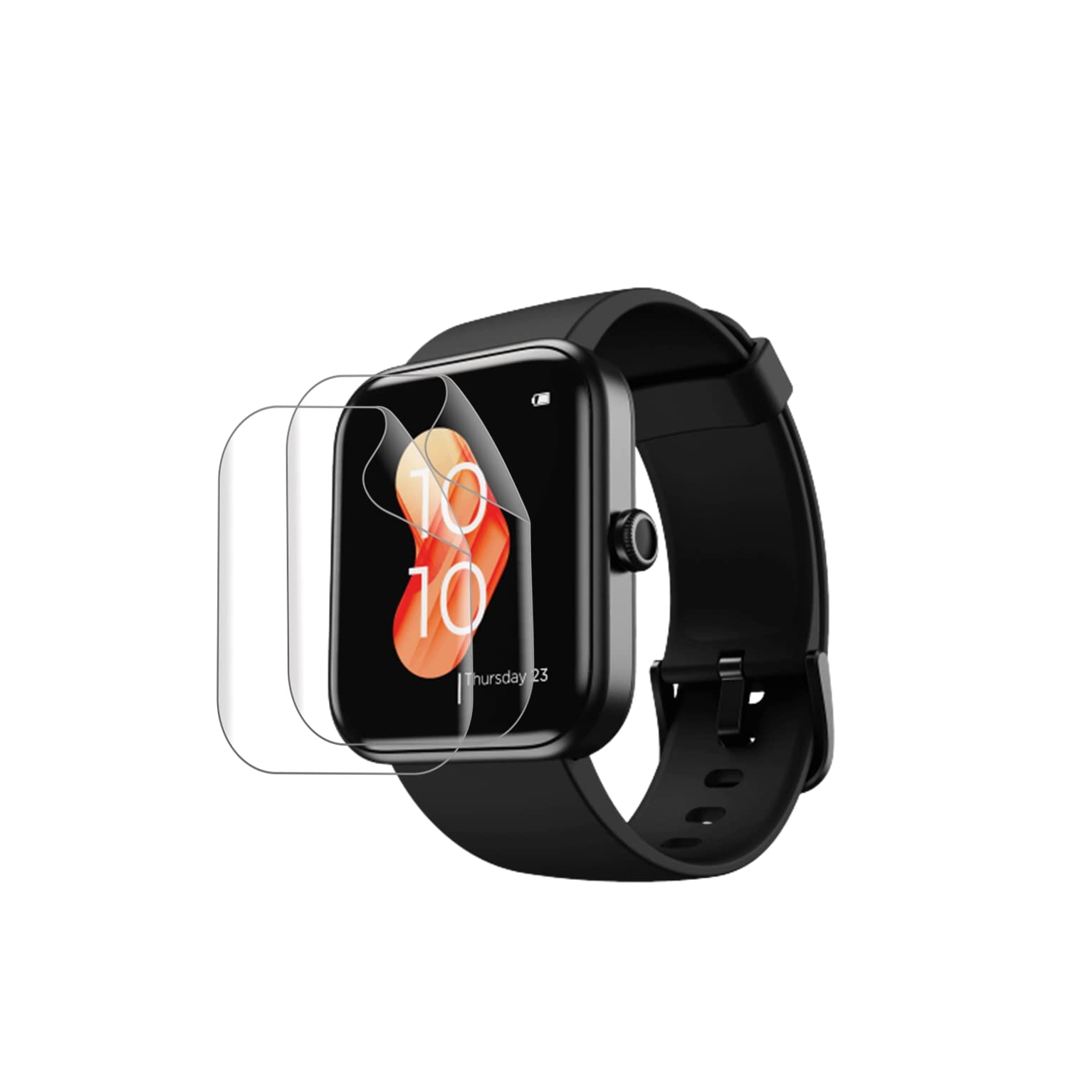 KTCOO [Pack 2 Xtend Smart Watch Screen Guard Scratch Guard Full Screen Protector Compatible for Boat Xtend 1.69" - Flexible TPU - HD Clear - Bubble-Free (Pack of 2) (B09P1MZD6P) Amazon Price History, Amazon Price Tracker
