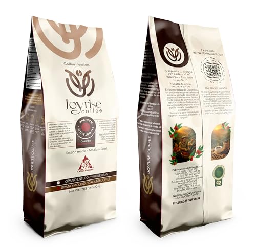 Café en grano colombiano premium tueste medio 500g miniatura 2