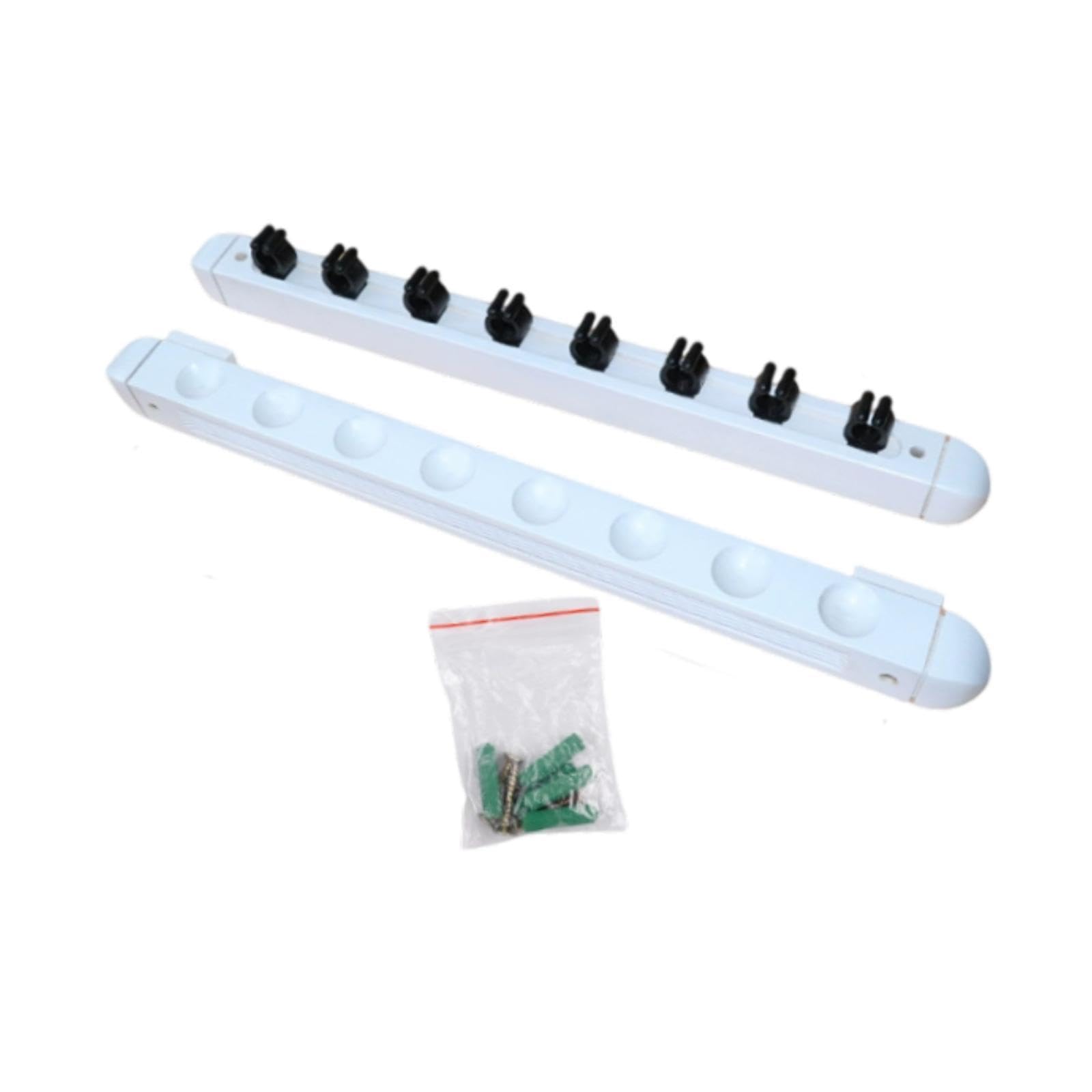 Harilla Billard-Queue-Ständer, Billard-Stockhalter aus Holz für 8 Queues, Billard-Queue-Ständer zur Wandmontage für den Billardraum des