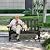 nalone Outdoor Bench, HDPE Patio Bench, Rot-Proof Porch Benches (Black)
