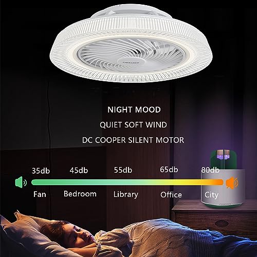 Ceiling-Fan-with-lights-Remote-Control20-Caged-Low-Profile-Flush-Mount-Ceiling-Fan6-Wind-Speeds-Dimmable-LED-Modern-Ceiling-FanSmart-Ceiling-Fan-for-Bedroom-RGB