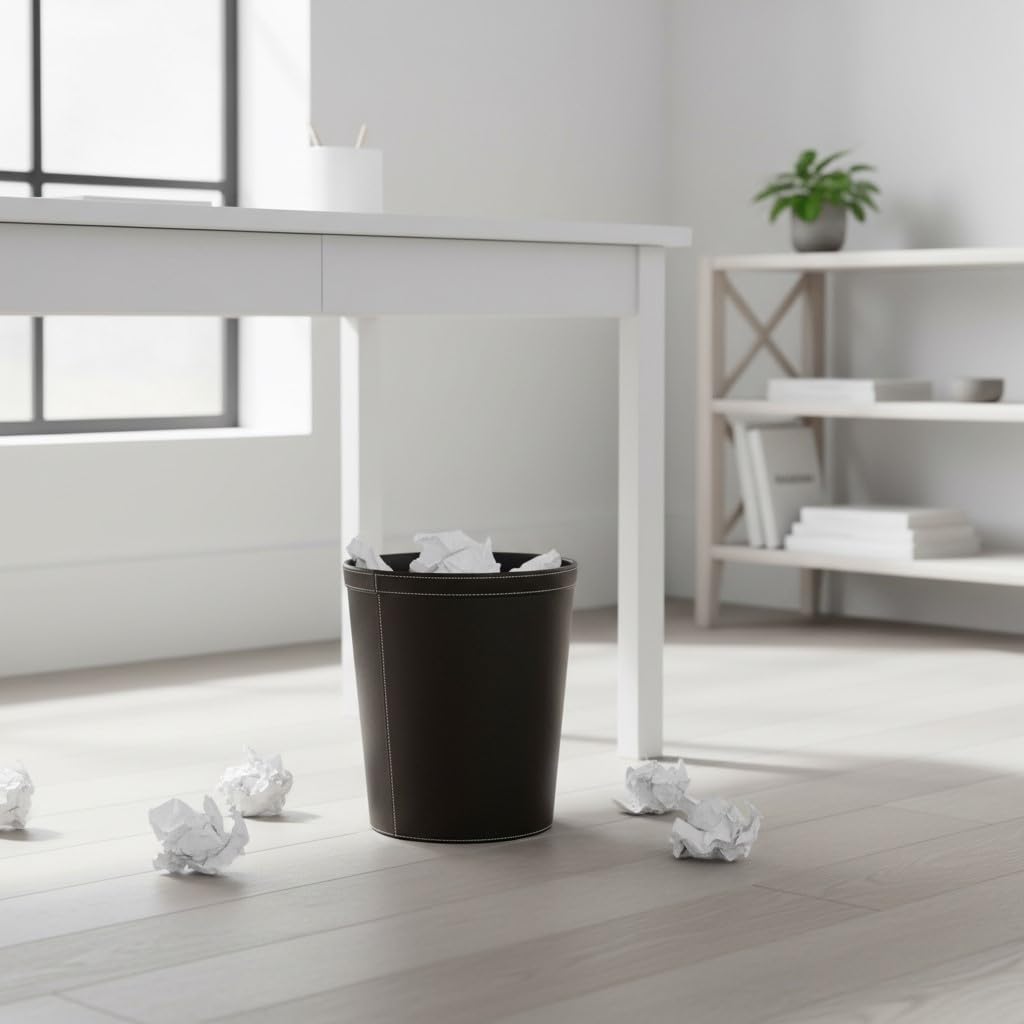 Osco BPUWB29 Luxus Faux Leder, Büromaterial-Bürobedarf, braun