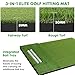 RELILAC 5x4FT Golf Mat with Ball Tray, 31mm Heavy Duty Golf Batting Mat for Backyard, Driving, Indoor and Outdoor Exercise, Divot Matte with 3 Tees for Debris Swing Driving Training