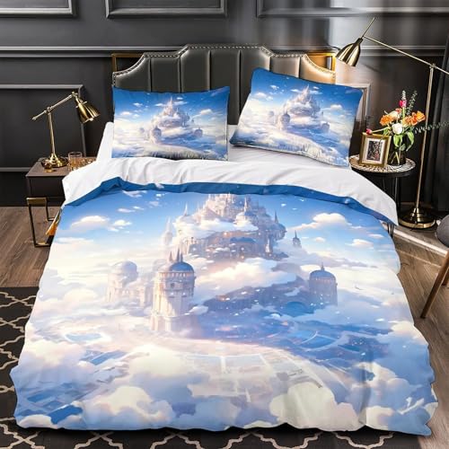 Parure de lit eucalyptus imprimé 3D avec microfibre de haute qualité - 2