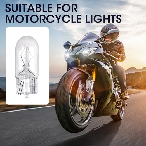 12 PCS 501 W5W Bulbs T10 Car Interior Light, 12V 5W Halogen Bright Enhanced Lasting Exterior Lighting Capless Replacement Side Light Kits for License Plate Reverse Parking Sidelights Dashboard Lamp - Image 3