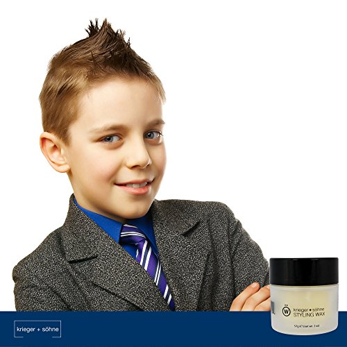 Premium Styling Wax For Men - K+S Salon Quality Hair Care Products for Short Hair - Infused w/ Caranauba Wax for Separation, Moisturizing & Flake Free Non Greasy Strong Hold w/ Natural Shine Finish - Image 7
