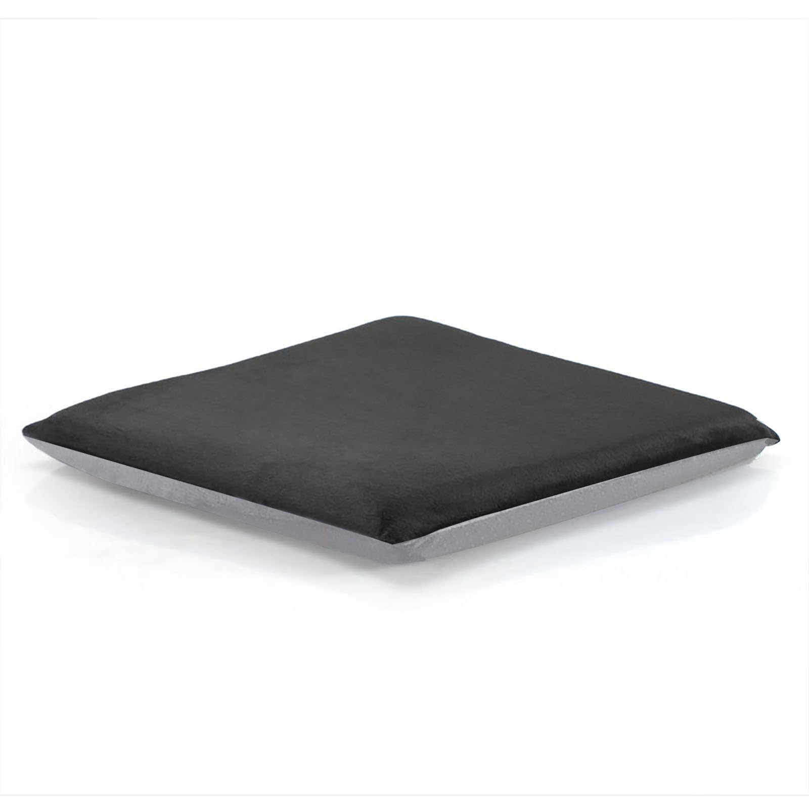 Augld Square Chair Seat Cushion Memory Foam Chair Cushion for Kitchen, Dining,Office or Car 16x16 in Black
