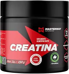 Masterway Suplementos - Creatina 100% Pura Pote 150g