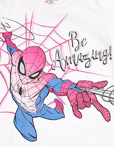 Image of Marvel Spider-Man Girls' T-Shirt and Tutu Skirt Set Toddler to Big Kid