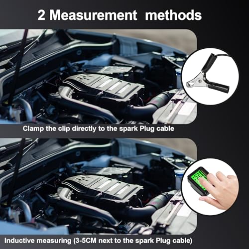 image for HTPREC Digital Chainsaw Tachometer Motorcycle Pulse Engine Tachometer 