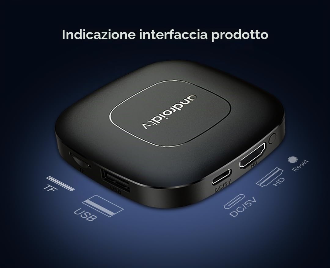 T1 Deluxe Edition Android 14.0 TV Box Quad-Core WiFi6 2.4G/5.8Ghz BT5.0 4K AV1 Ultra HD Voice Control Smart Home Player