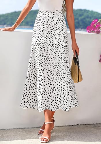 Image of BTFBM Satin Skirts for Women Trendy 2026 Summer Fall | High Waisted A-Line Leopard Print,Floral Print, Business Casual,Cocktail,Wedding Guest,Long Silk Midi Skirt