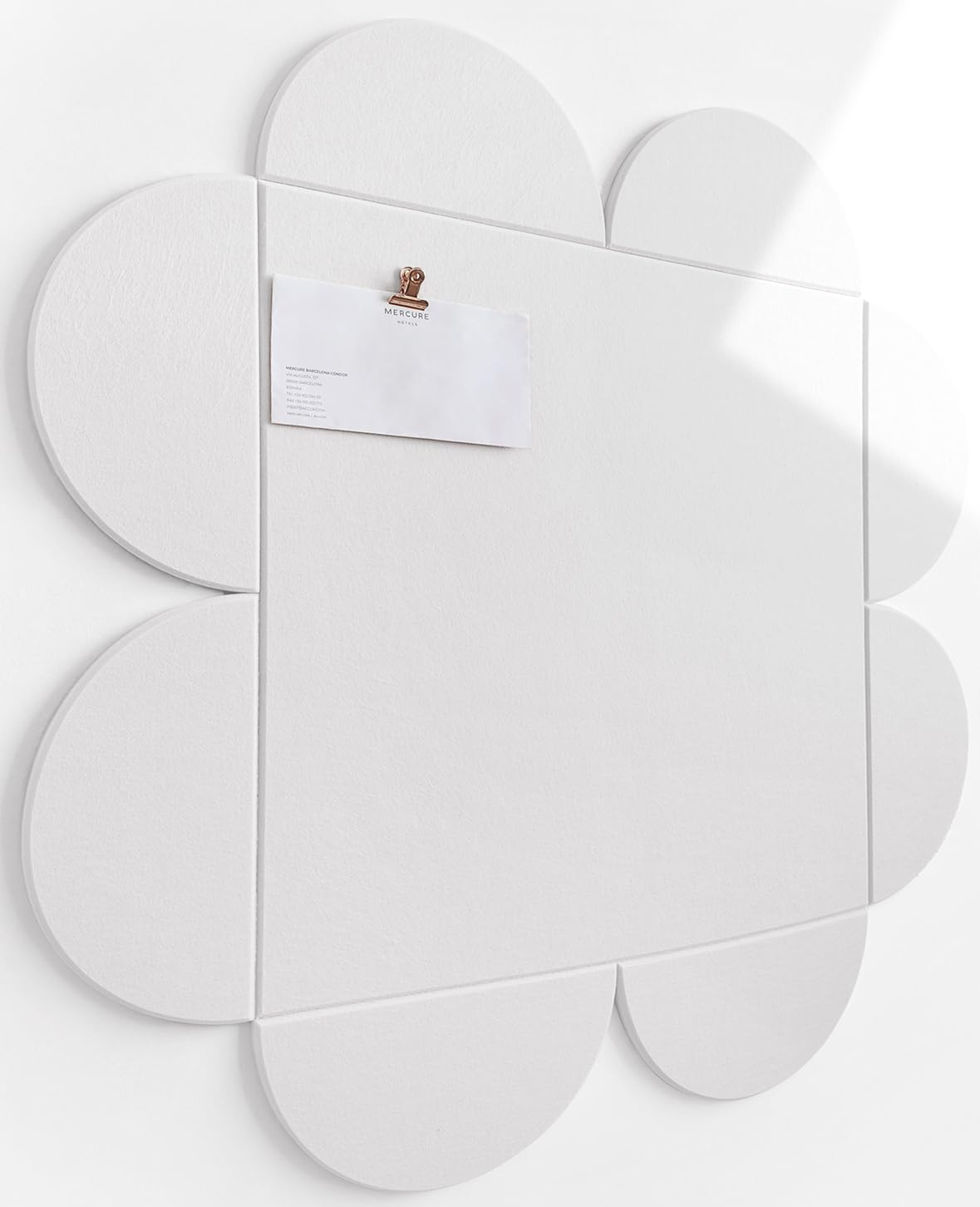 Cute Bulletin Board – DECORITA Large Capsule Felt Wall Tiles for Girls, Kids & Teens Room, Aesthetic Pin Board Alternative to Cork with Adhesive Tabs, for Bedroom, Dorm, Office - Ivory