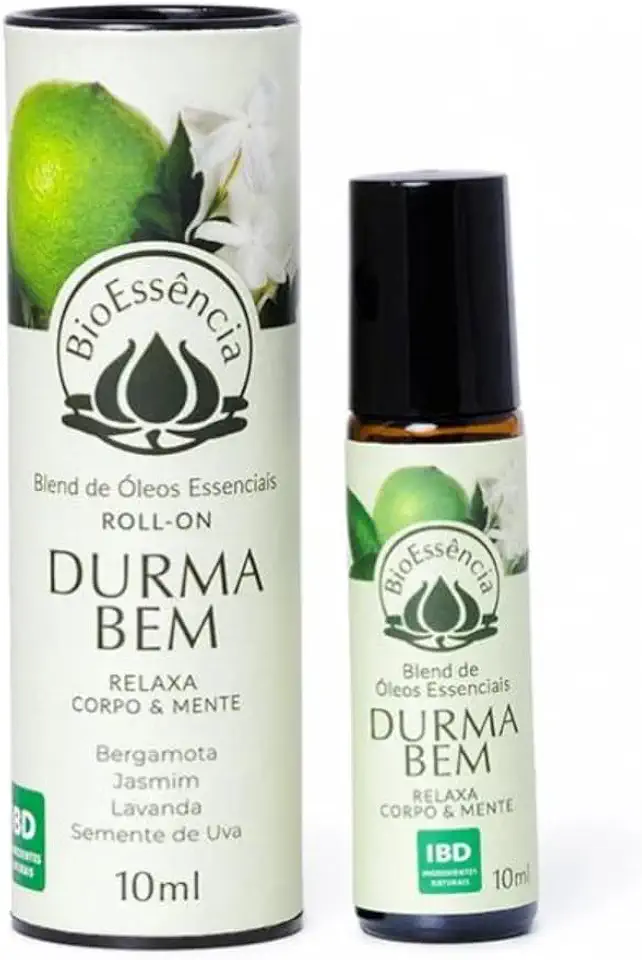 Blend Durma Bem Roll on Com Óleos Essenciais Natural 10ml BioEssência
