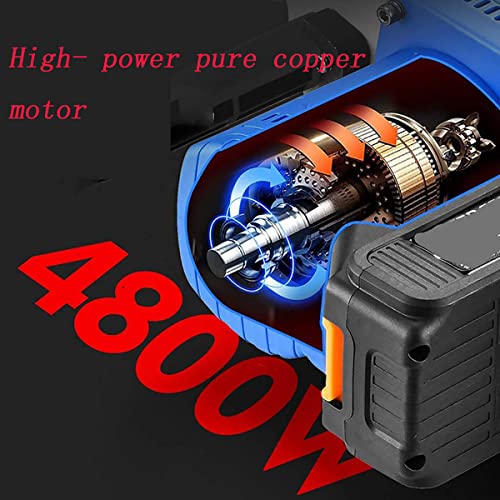 WBDZ Kettensäge, wiederaufladbare Kettensäge, kabellose Hochleistungs-Kettensäge, Lithiumbatterie, Haushaltssäge… – Bild 4