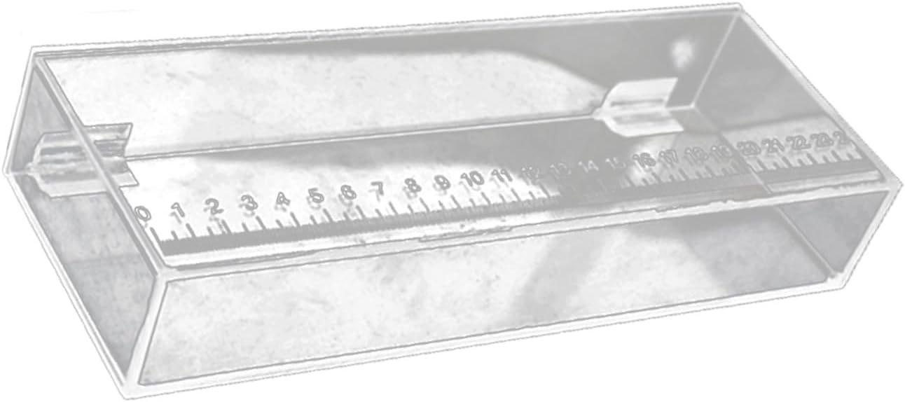 Acrylic Fish Viewing Box Multifunctional Fish Breeding Case for Aquarium and Hatchery with Clear Scale for Observation