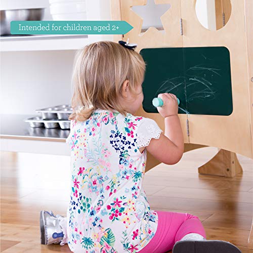 Guidecraft Kitchen Helper Double Wide Stool - Image 2