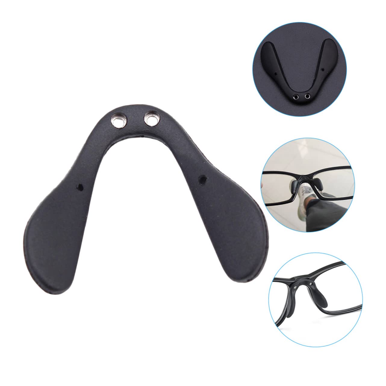 5 Sätze 5 Sätze Brillen Nasenpads Sonnenbrillen Nasenpads Ersatz Brillenteile Nasenpads Anti Bridge Nasenpads Weiche Brillen Nasenpads Ersatz Aus Verstellbarem 6 Stücke * 5