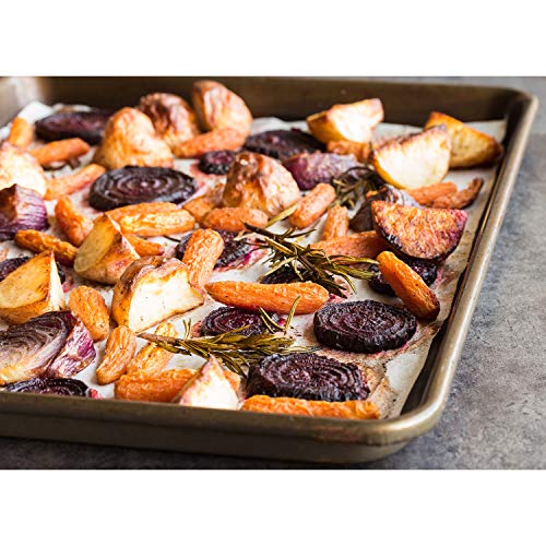 Tiger Chef 1/4 Quarter Size 9.5 X 13 Inch Aluminum Sheet Pan Commercial Bakery Equipment Cake Pans Nsf Approved 19 Gauge 1 Pack #TOP3