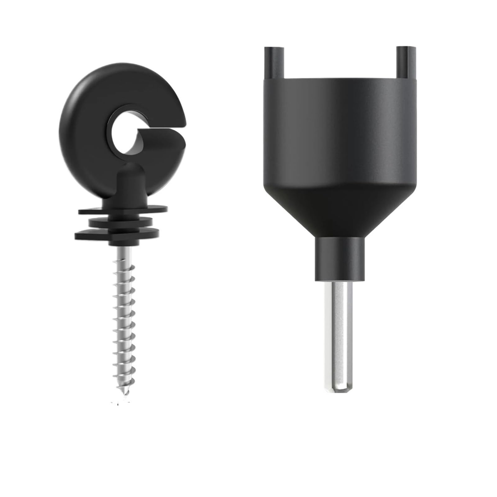 Aisladores De Cercas Eléctricas, 50 Uds., 1 Unidad, Herramienta Instalación, Poste Madera for Seguridad Animales Granja, Alambre Alto Voltaje Acc para Madera, Cuerda, Valla Eléctrica