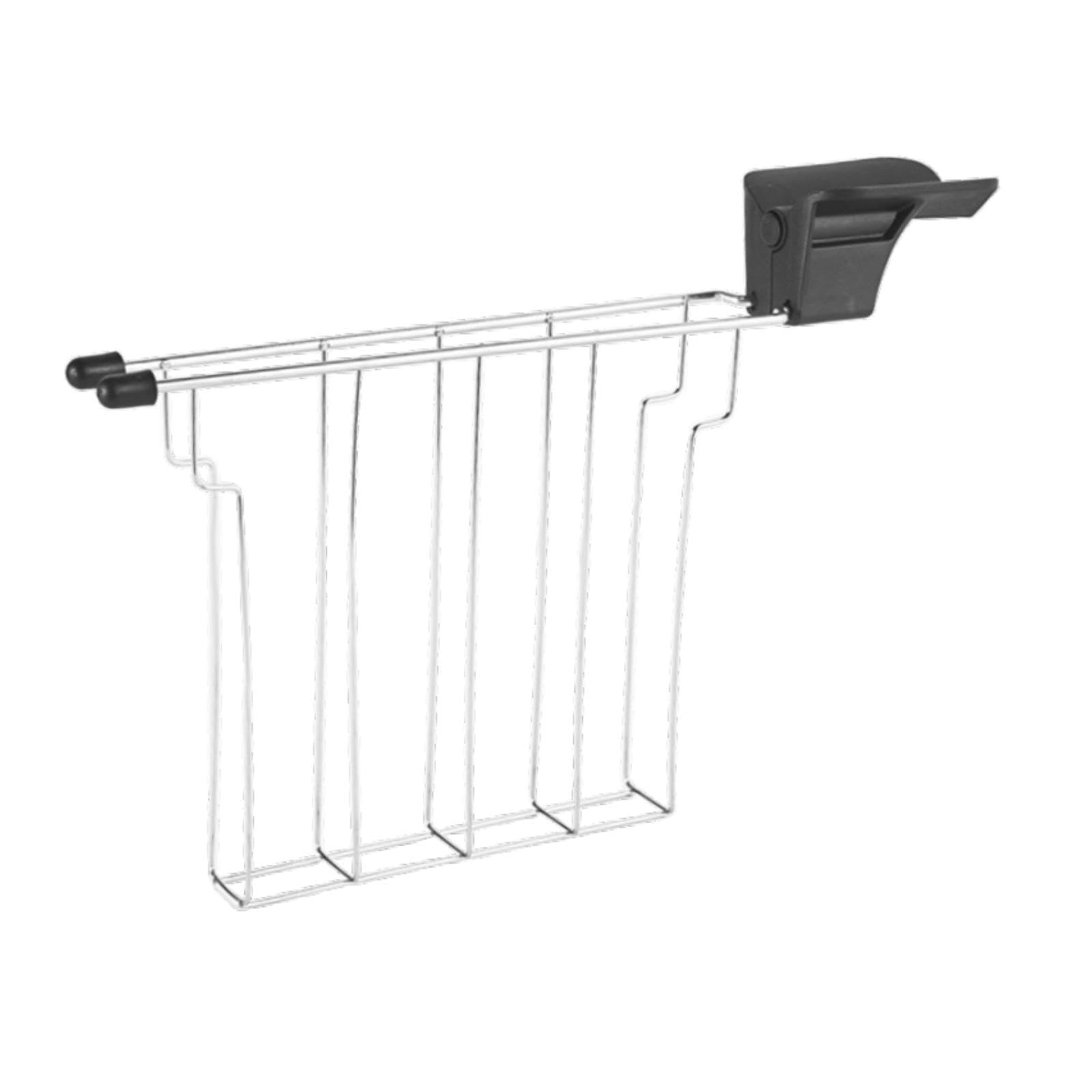 UJEAVETTE Bread Loaf Slice Holder Practical Griddle Warming Rack for Roasting Grilling Black-image-6
