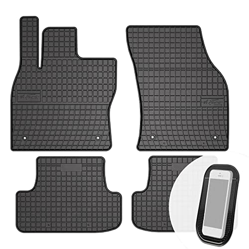 Moto-Moltico - Alfombrillas de goma para coche, 4 piezas, aptas para Audi Q2 SQ2 a partir de 2016