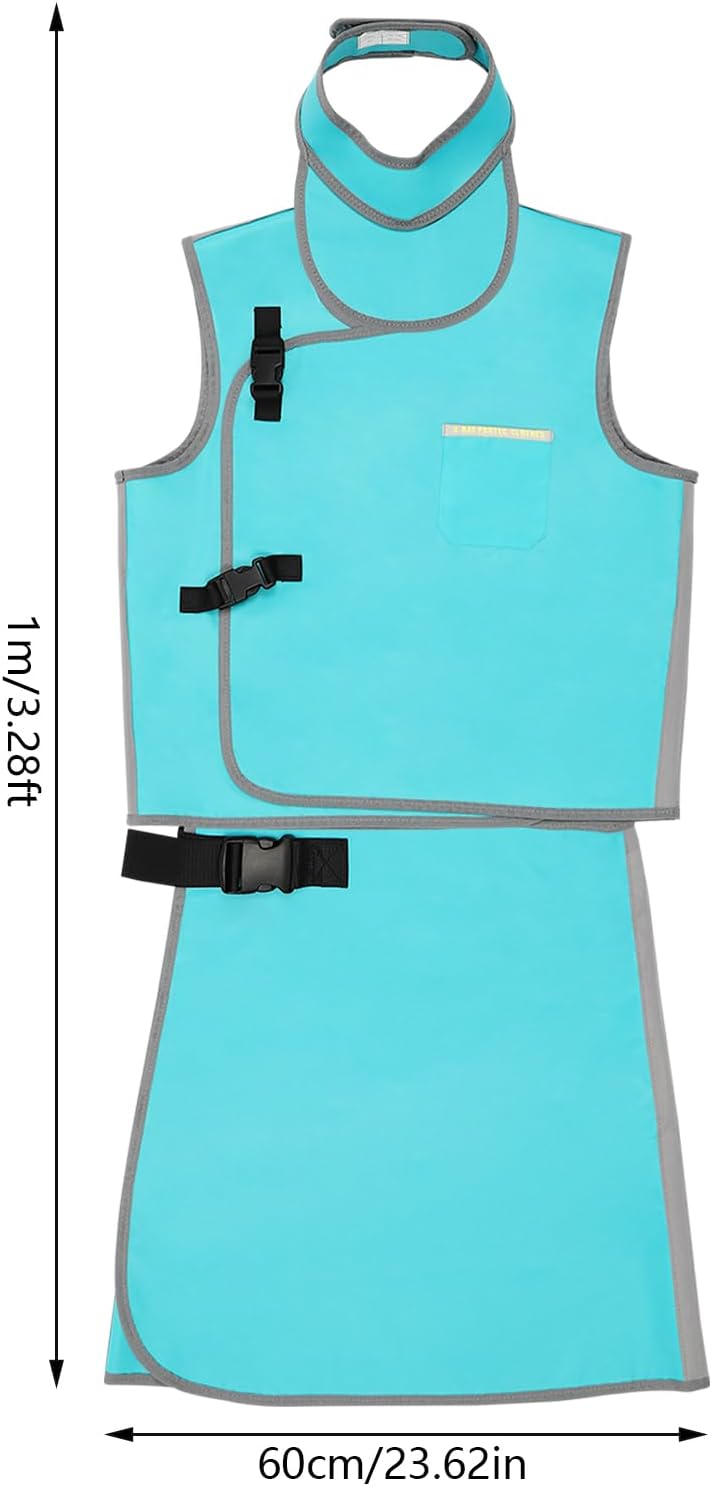 Lead Radiation Protection Suit, 0.5mmpb X-Ray Apron Vest with Collar for Dental