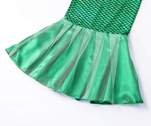 Seawhisper Little Mermaid Costume For Girls Mermaid Dress Ariel Princess Costume For Girls 5 6 #TOP3