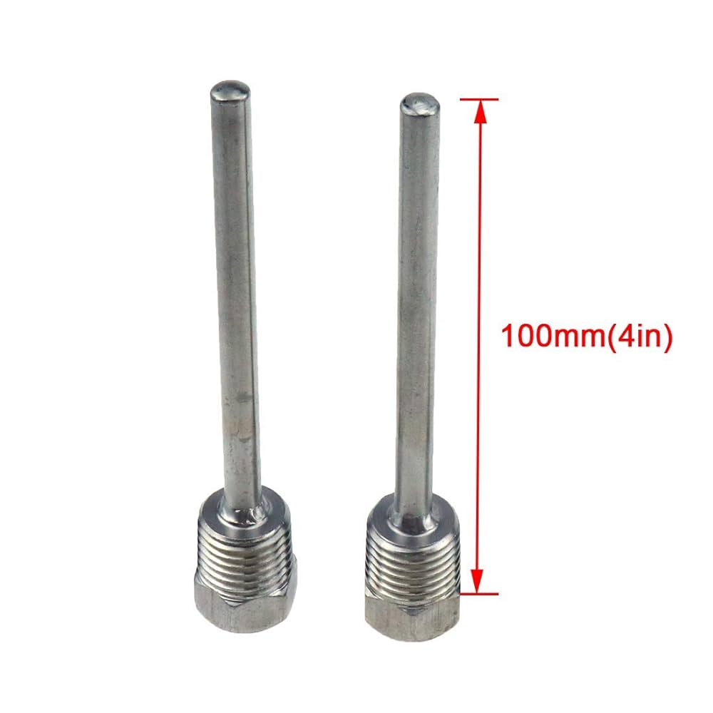 Exhaust Weld Uxcell 8mm Dia G1/2 Thermowell Weldless Stainless