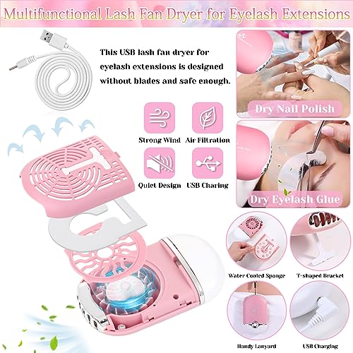 image for Qinzave Lashes Kit for Eyelash Extension Beginners 470PCS Professional