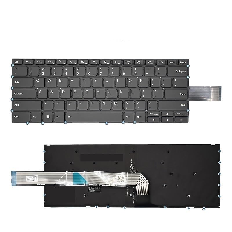 Clavier Suisse Russe rétroéclairé pour taper dans le noir sur PC 14W 81MQ Gen 2